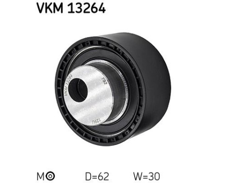 Tensioner Pulley, timing belt VKM 13264 SKF