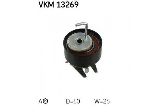 Tensioner Pulley, timing belt VKM 13269 SKF