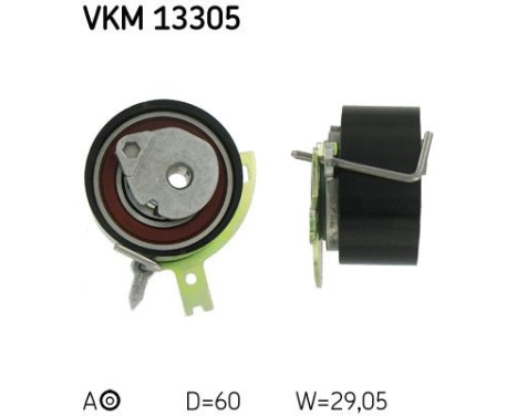 Tensioner Pulley, timing belt VKM 13305 SKF