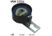 Tensioner Pulley, timing belt VKM 13314 SKF