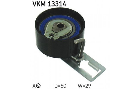 Tensioner Pulley, timing belt VKM 13314 SKF