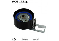 Tensioner Pulley, timing belt VKM 13316 SKF