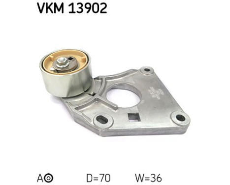 Tensioner Pulley, timing belt VKM 13902 SKF