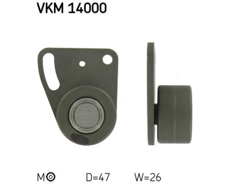 Tensioner Pulley, timing belt VKM 14000 SKF
