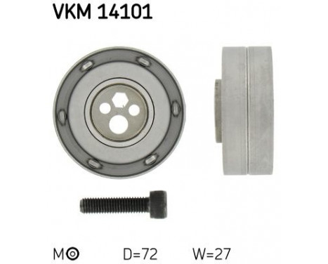 Tensioner Pulley, timing belt VKM 14101 SKF