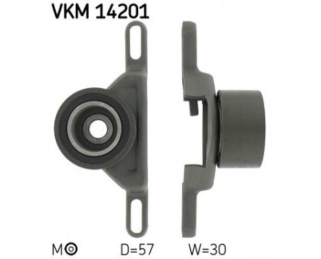 Tensioner Pulley, timing belt VKM 14201 SKF