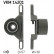Tensioner Pulley, timing belt VKM 14201 SKF