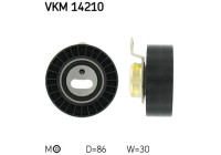 Tensioner Pulley, timing belt VKM 14210 SKF