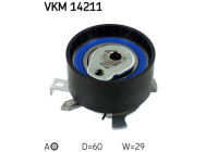 Tensioner Pulley, timing belt VKM 14211 SKF