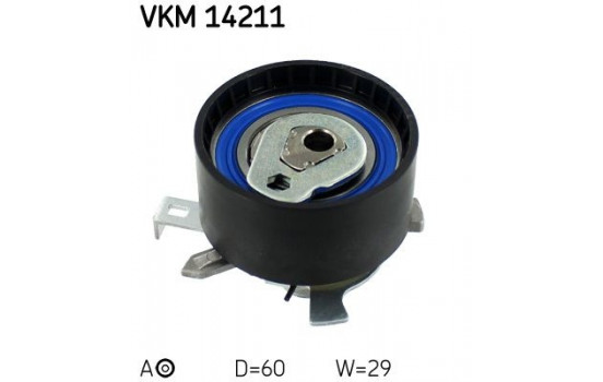 Tensioner Pulley, timing belt VKM 14211 SKF