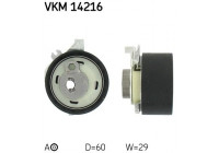 Tensioner Pulley, timing belt VKM 14216 SKF