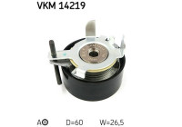 Tensioner Pulley, timing belt VKM 14219 SKF