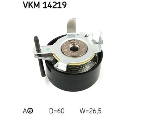 Tensioner Pulley, timing belt VKM 14219 SKF