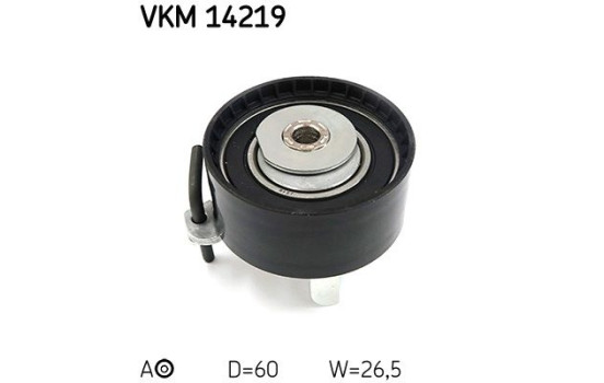 Tensioner Pulley, timing belt VKM 14219 SKF, Image 2