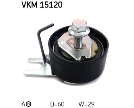 Tensioner pulley, timing belt VKM 15120 SKF