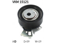 Tensioner Pulley, timing belt VKM 15121 SKF