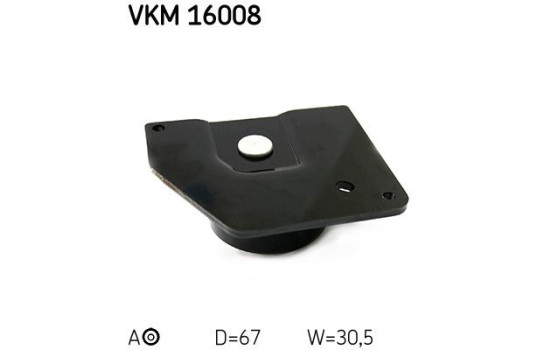 Tensioner Pulley, timing belt VKM 16008 SKF, Image 2