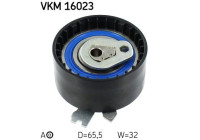 Tensioner Pulley, timing belt VKM 16023 SKF