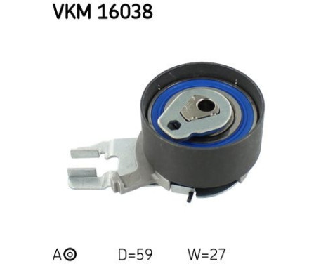 Tensioner Pulley, timing belt VKM 16038 SKF