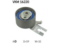 Tensioner Pulley, timing belt VKM 16220 SKF