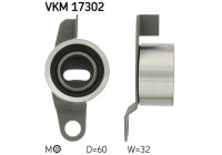 Tensioner Pulley, timing belt VKM 17302 SKF