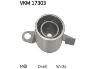 Tensioner Pulley, timing belt VKM 17303 SKF