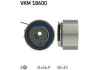 Tensioner Pulley, timing belt VKM 18600 SKF