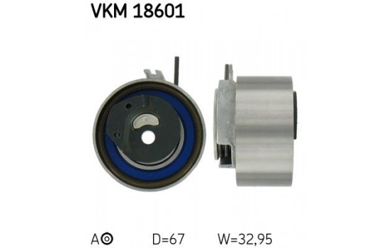 Tensioner Pulley, timing belt VKM 18601 SKF