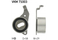 Tensioner Pulley, timing belt VKM 71003 SKF