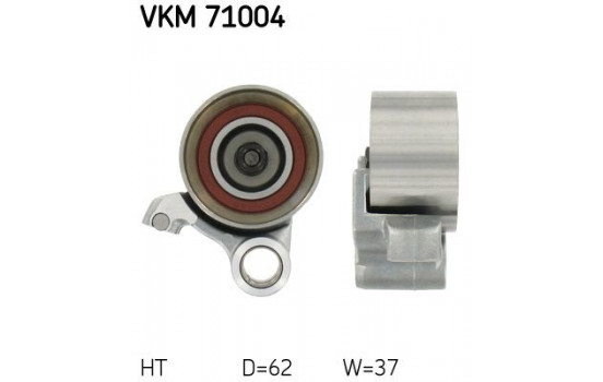 Tensioner Pulley, timing belt VKM 71004 SKF