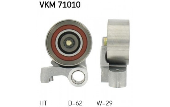 Tensioner Pulley, timing belt VKM 71010 SKF