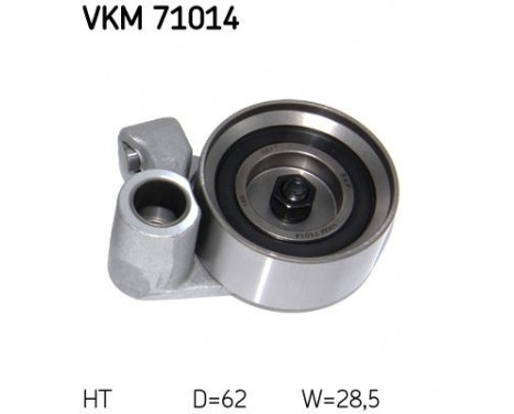 Tensioner Pulley, timing belt VKM 71014 SKF