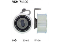 Tensioner Pulley, timing belt VKM 71100 SKF