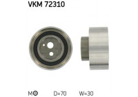 Tensioner Pulley, timing belt VKM 72310 SKF