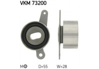 Tensioner Pulley, timing belt VKM 73200 SKF