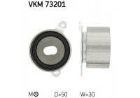 Tensioner Pulley, timing belt VKM 73201 SKF