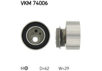 Tensioner Pulley, timing belt VKM 74006 SKF