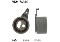 Tensioner Pulley, timing belt VKM 74310 SKF