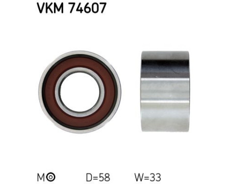 Tensioner Pulley, timing belt VKM 74607 SKF