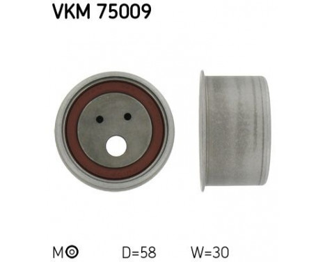 Tensioner Pulley, timing belt VKM 75009 SKF