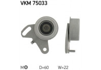 Tensioner Pulley, timing belt VKM 75033 SKF