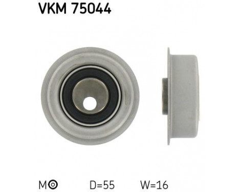 Tensioner Pulley, timing belt VKM 75044 SKF