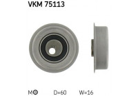 Tensioner Pulley, timing belt VKM 75113 SKF