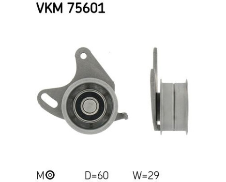 Tensioner Pulley, timing belt VKM 75601 SKF