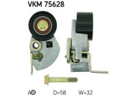 Tensioner Pulley, timing belt VKM 75628 SKF