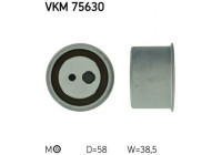 Tensioner Pulley, timing belt VKM 75630 SKF