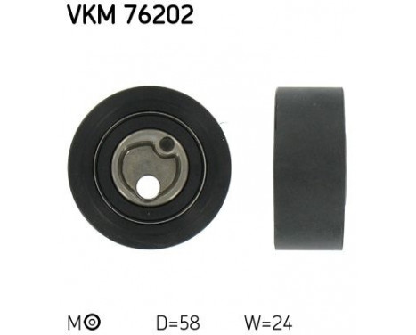 Tensioner Pulley, timing belt VKM 76202 SKF