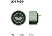 Tensioner Pulley, timing belt VKM 76204 SKF