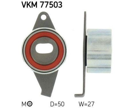 Tensioner Pulley, timing belt VKM 77503 SKF