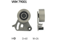 Tensioner Pulley, timing belt VKM 79001 SKF